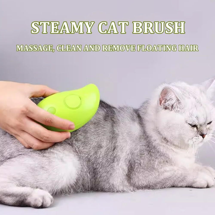 3 In 1 Cat, Dogs, Steam Brush massage.